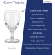 Taça 50ml Para Licor Praline Em Cristal Ecológico 8,9cm
